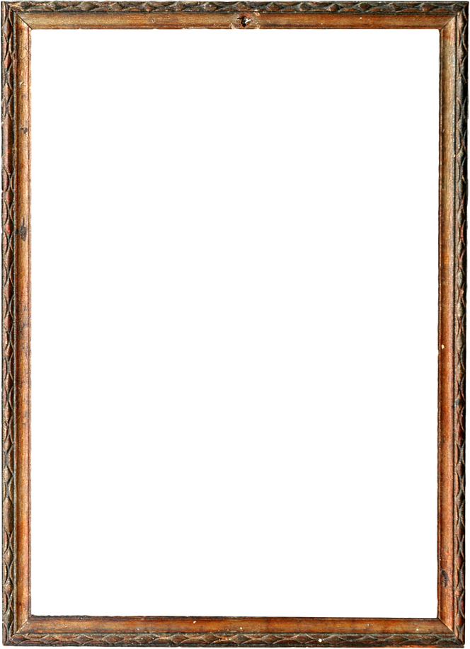 wooden frame isolated